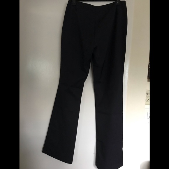 HUGO BUSCATI. COLLECTION , size10 black silky long straight leg  , women’s pants - Picture 6 of 11